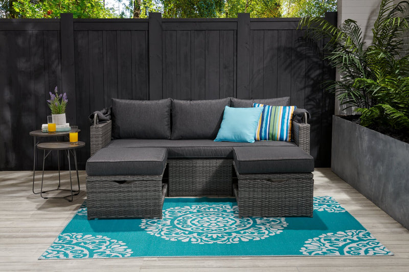Cuba 3-Seat Canopy Set