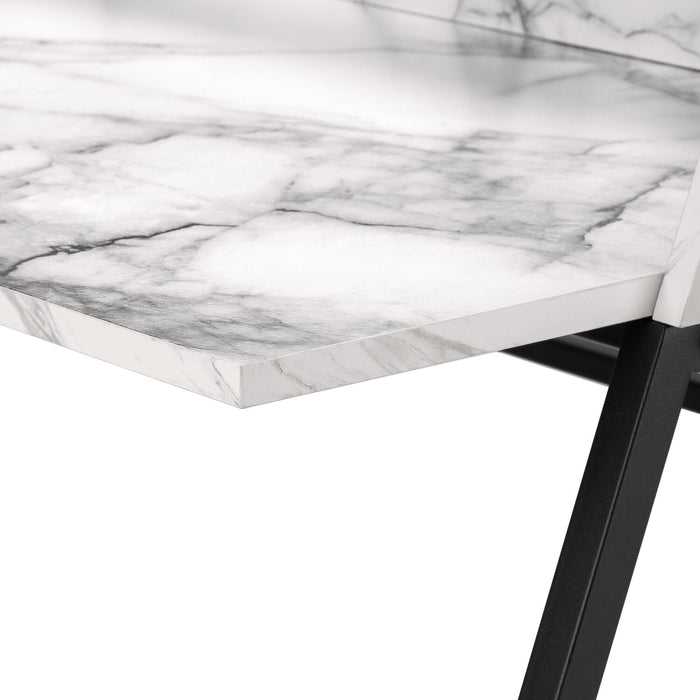 Lawson Desk - White Marble-Look 
