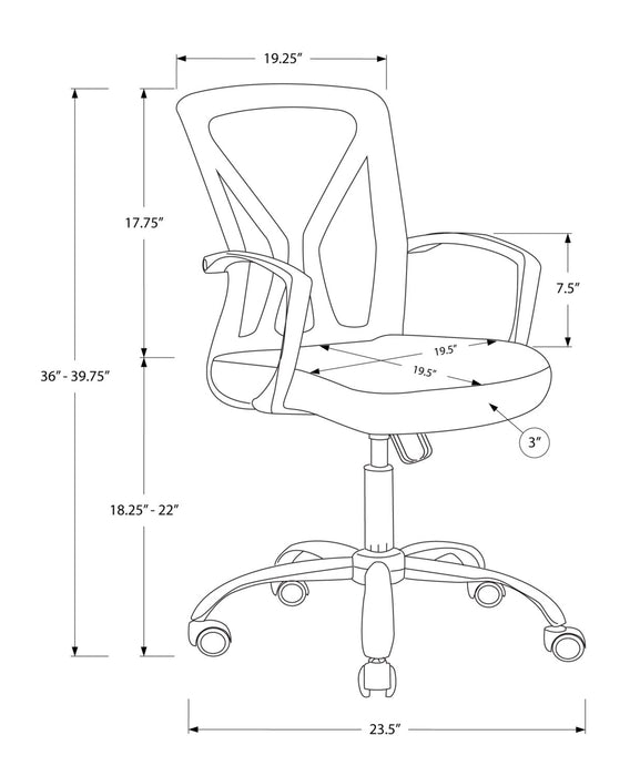 Dominic Office Chair - Black