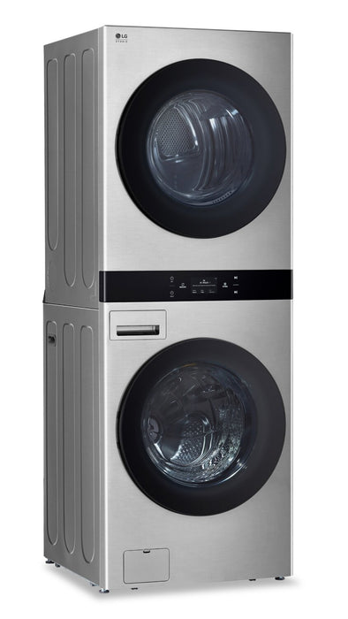 LG STUDIO WashTower™ with 5 Cu. Ft. Washer and 7.4 Cu. Ft. Electric Dryer - SWWE50N3