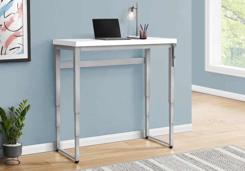 Kai Height-Adjustable Desk - White