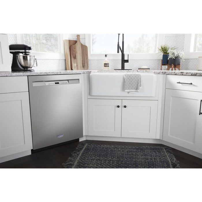 Maytag Front-Control Dishwasher with Dual Power Filtration - MDB4949SKZ