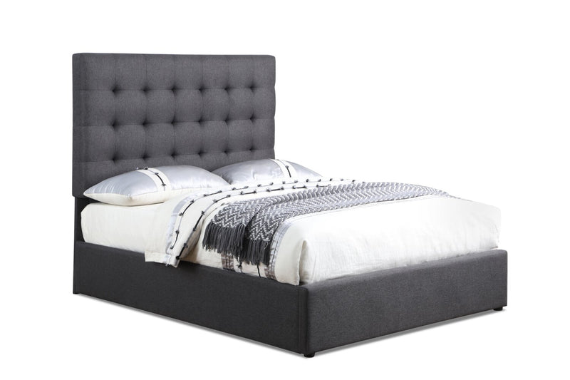 Jace Storage Full Bed - Grey