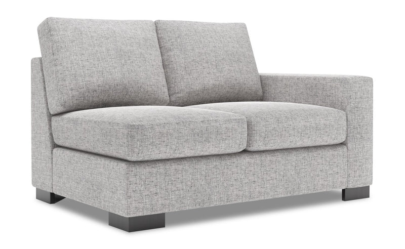 Sofa Lab Track RAF Loveseat - Luna Domino