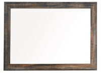 Abby Bedroom Dresser Mirror - Brown 