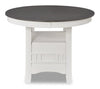 Dena Dining Table - White and Grey