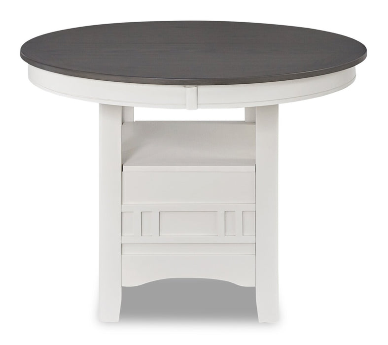 Dena Dining Table - White and Grey
