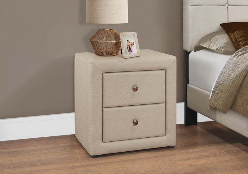 Zara Nightstand – Beige