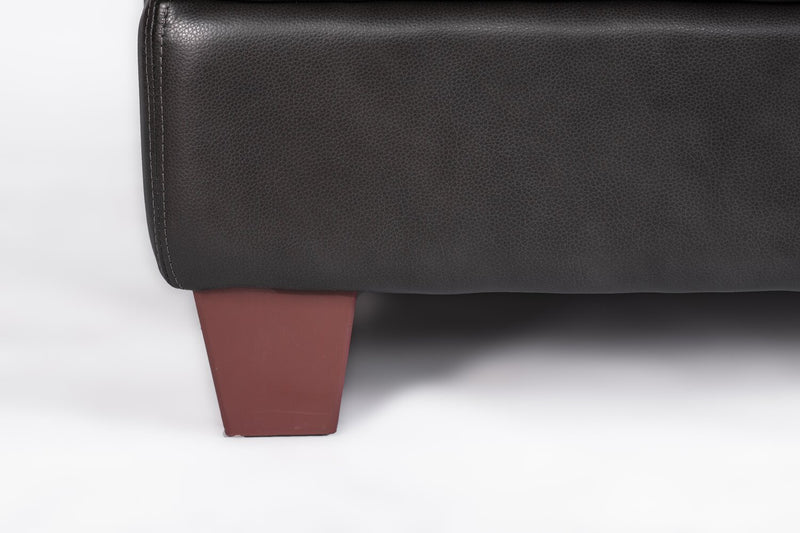 Vita 100% Genuine Leather Chair - Charcoal