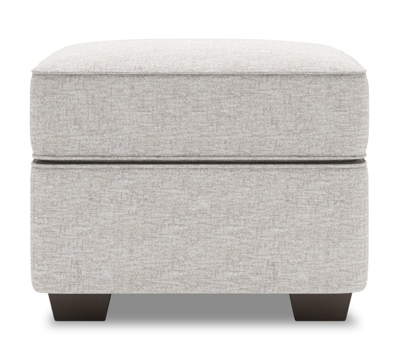 Sofa Lab Roll Ottoman - Luxury Silver