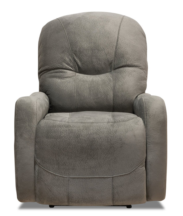 Everett Polyester Reclining Chair - Grey