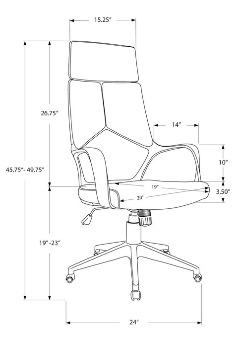 Hayes Executive Office Chair - Black 