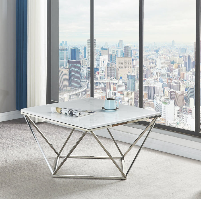 Amanda Coffee Table - Marble Carrara