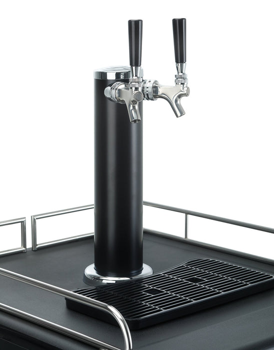 Danby 5.4 Cu. Ft. Dual-Tap Kegerator - DKC054A1BSL2DB