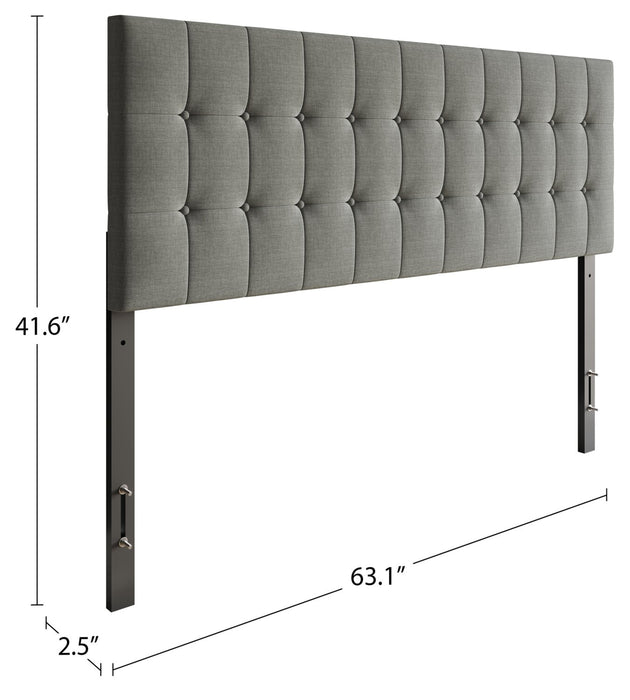Ellis Queen Headboard - Grey