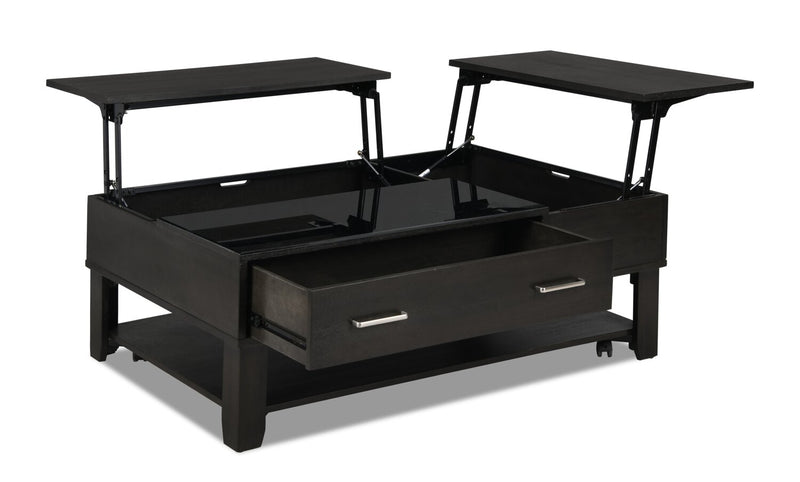 Landon Coffee Table with Lift Top - Grey