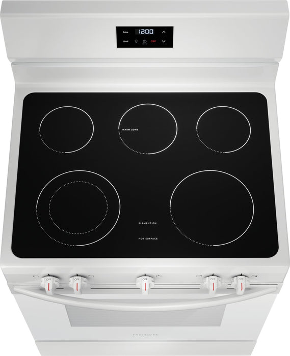 Frigidaire 5.3 Cu. Ft. Electric Range with Quick Boil Element - FCRE305CBW 