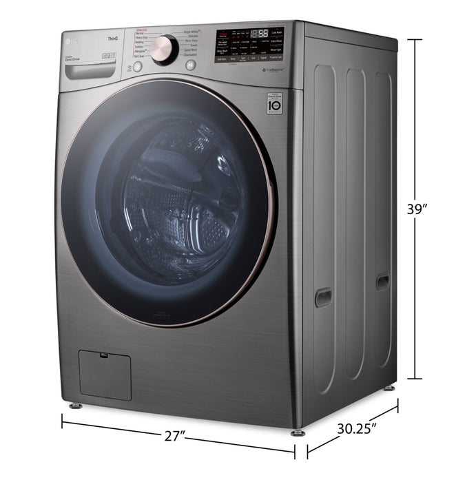 LG 5.2 Cu. Ft. Smart Front-Load Washer - WM3850HVA