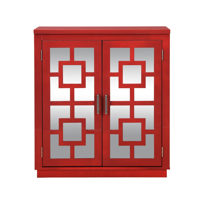 Darci Accent Cabinet - Red
