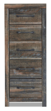 Abby Bedroom Narrow Chest of Drawers, 5-Drawer, 21.7