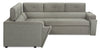 Savvy 2-Piece Right-Facing Linen-Look Sectional