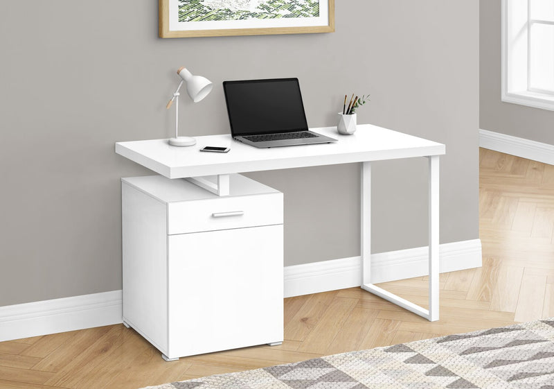 Remi Reversible Desk - White