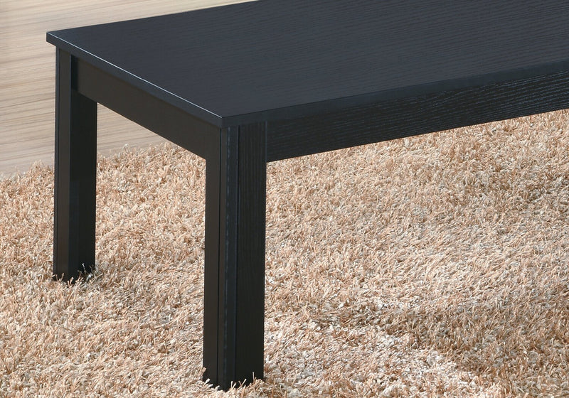 Kiana 3-Piece Coffee and Two End Tables Package - Black 