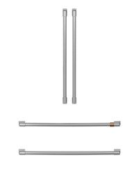 Café 4-Piece Brushed Stainless Handle Kit for French-Door Refrigerator - CXQB4H4PNSS