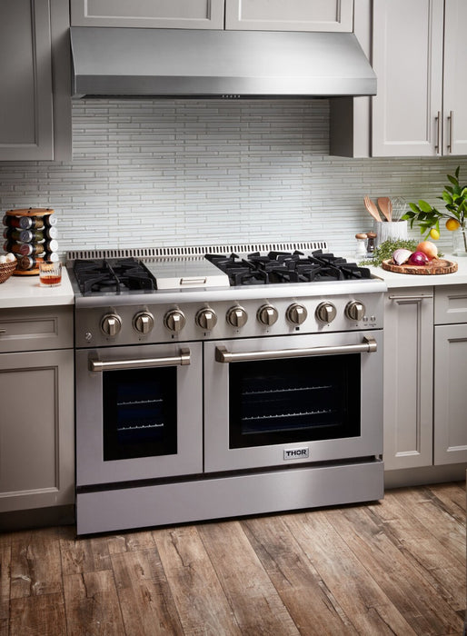 Thor Kitchen 48\" 1,200 CFM Wall-Mount Range Hood - TRH4806S-SS