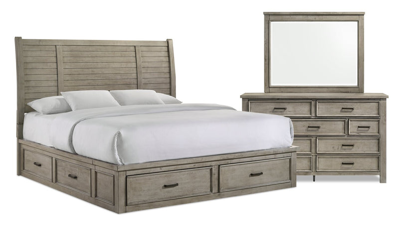 Levi 5-Piece King Storage Bedroom Package