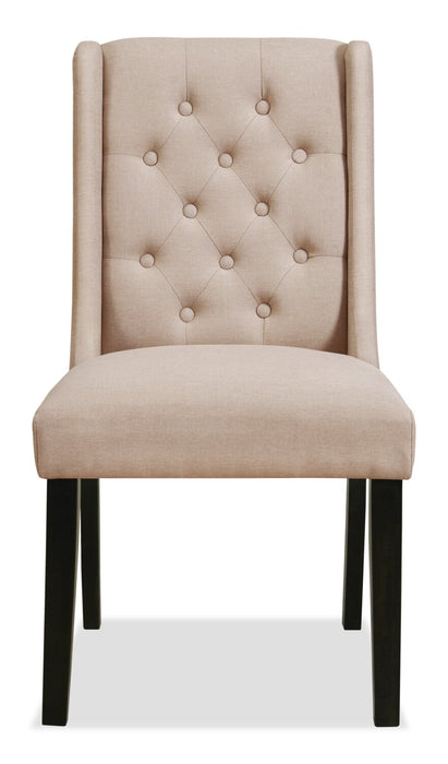 York Wingback Dining Chair - Taupe