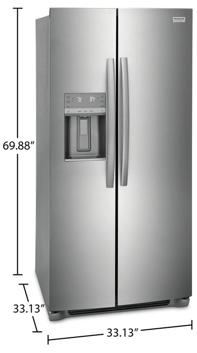 Frigidaire 22.3 Cu. Ft. Side-by-Side Refrigerator - GRSS2352AF