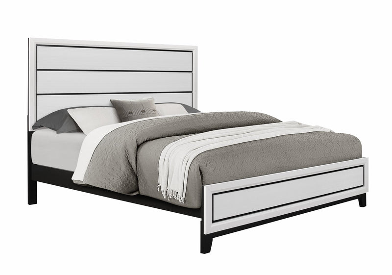 Kate King Bed - White