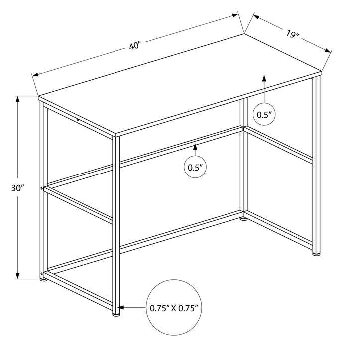 Luca Desk - White