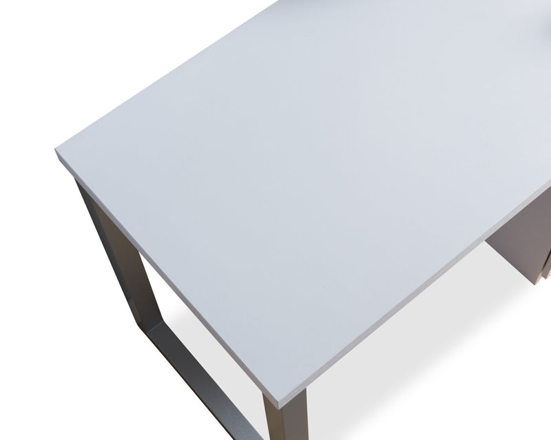 Oscar Reversible Desk - White