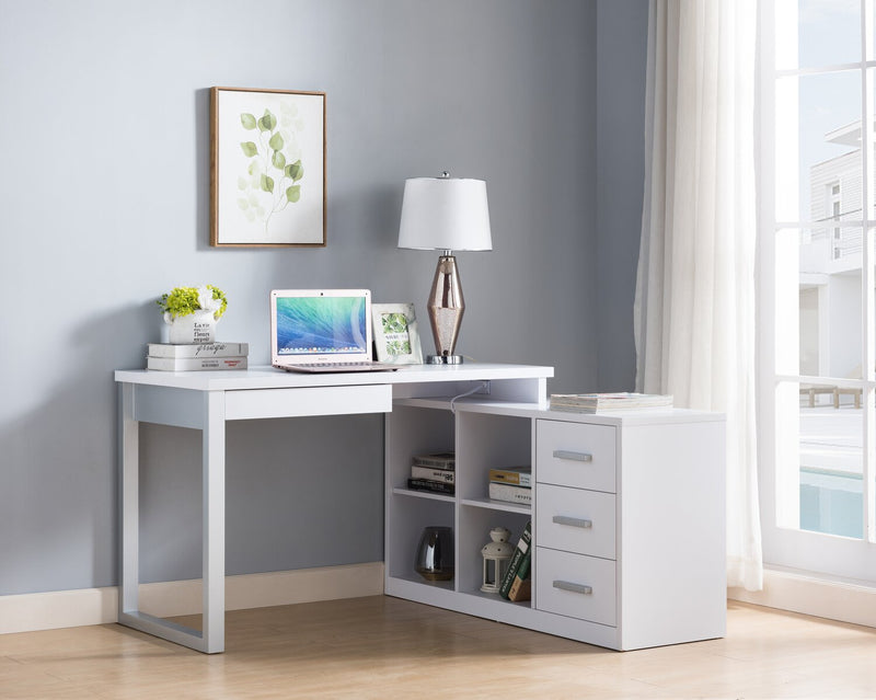 Owen Reversible Corner Desk - White