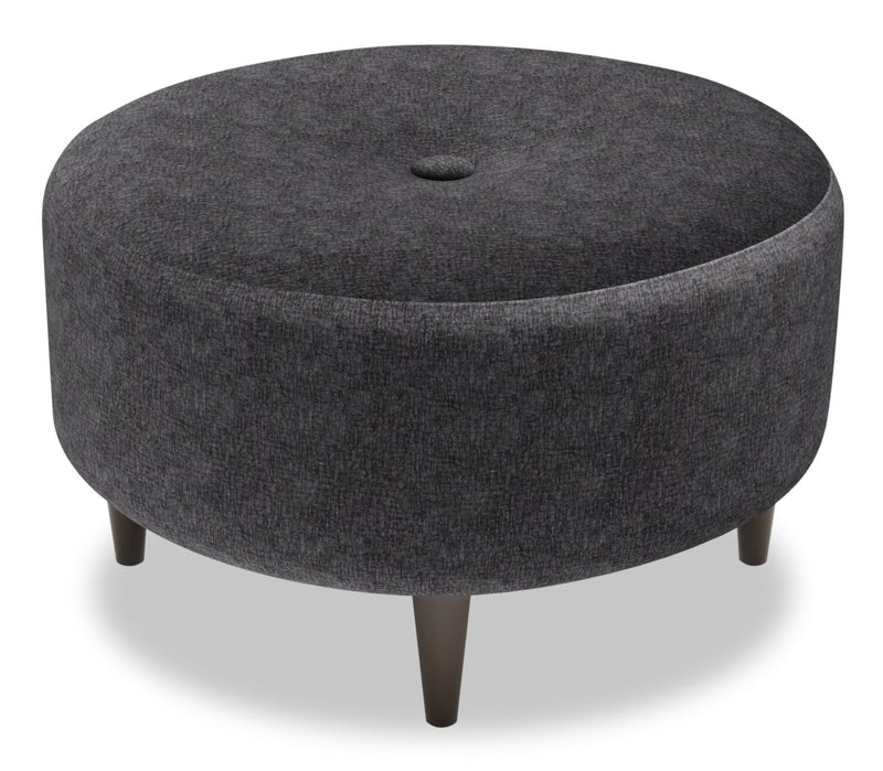 Sofa Lab The Curve Ottoman - Luxury Charcoal