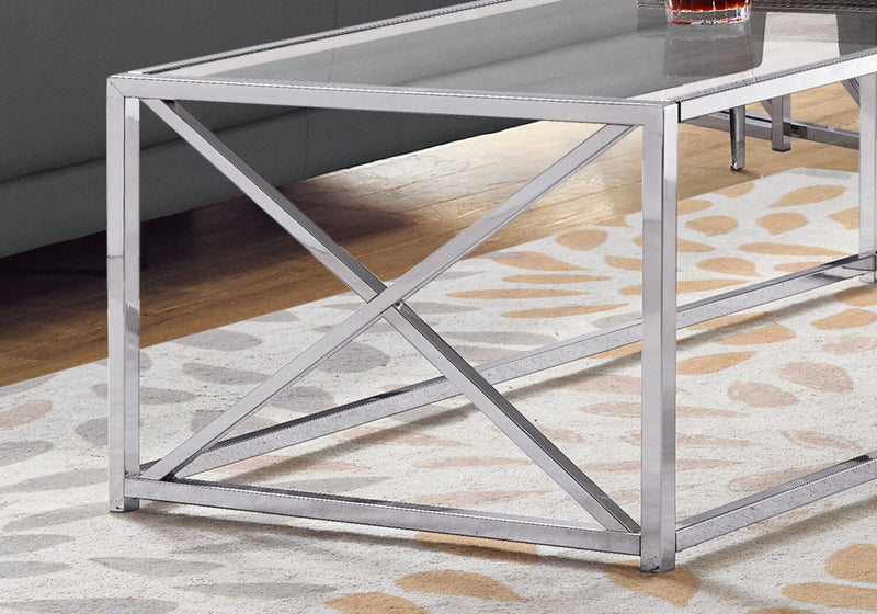 Coral Coffee Table - Chrome 