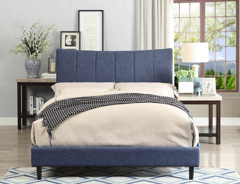 Paseo King Platform Bed - Navy