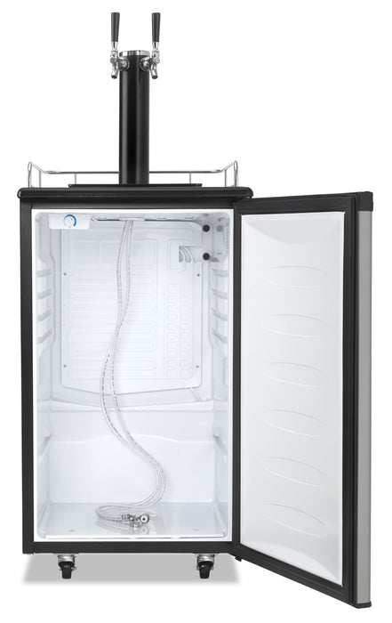 Danby 5.4 Cu. Ft. Dual-Tap Kegerator - DKC054A1BSL2DB