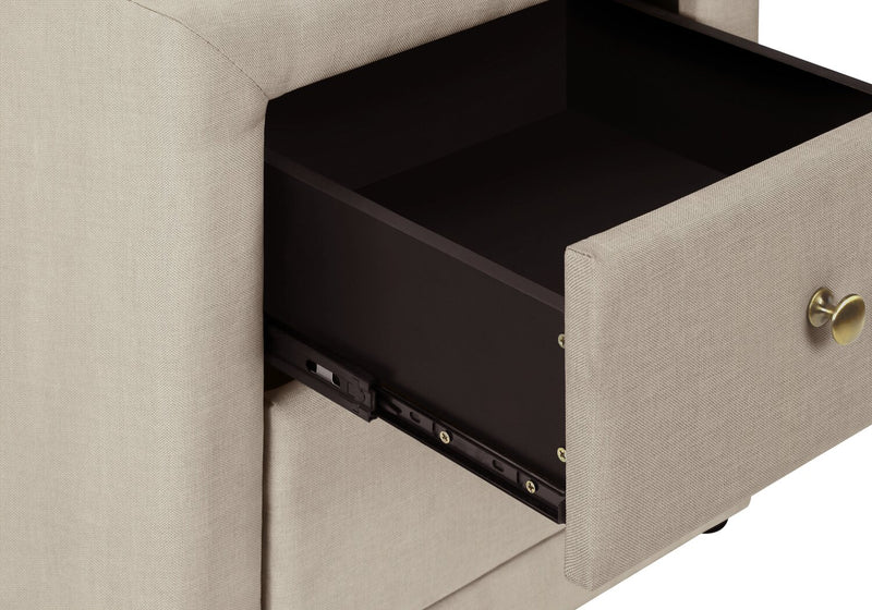 Zara Nightstand – Beige