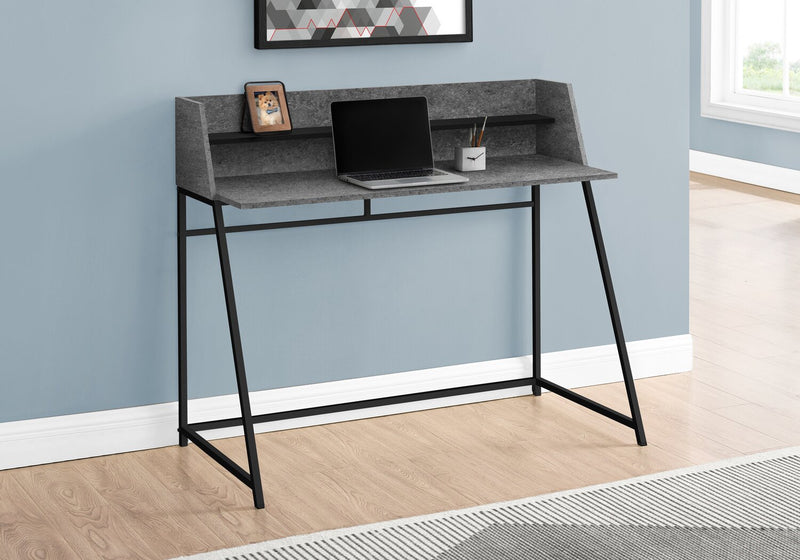 Lawson Desk - Grey Stone-Look 