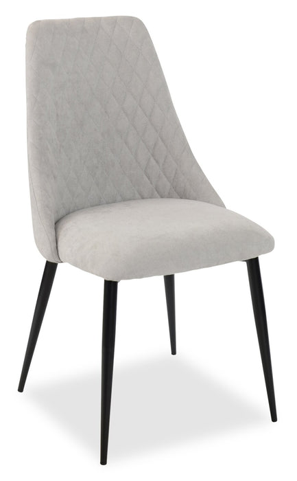 Miya 5-Piece Round Dining Package - Grey 