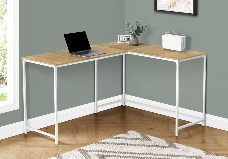 Karter L-Shaped Corner Desk - Natural