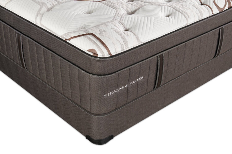 Stearns & Foster Founders Collection Cardiff City Eurotop Low-Profile Split Queen Mattress Set