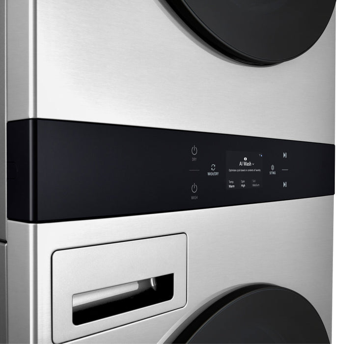 LG STUDIO WashTower™ with 5 Cu. Ft. Washer and 7.4 Cu. Ft. Electric Dryer - SWWE50N3