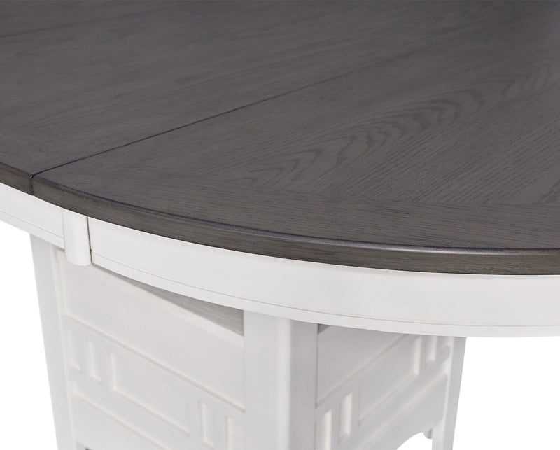 Dena Dining Table - White and Grey
