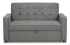 Corey Velvet Futon - Grey