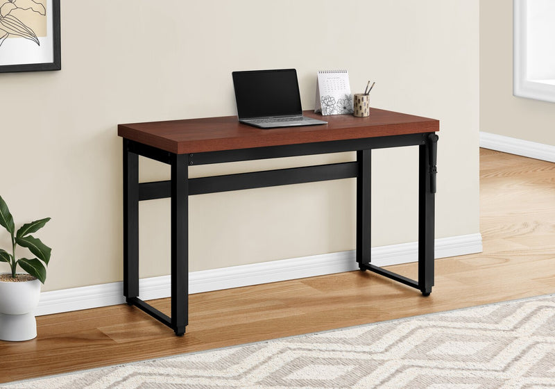 Kai Height-Adjustable Desk - Cherry