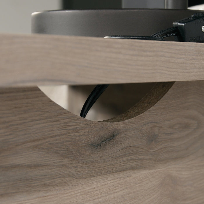 Erick L-Shaped Desk - Laurel Oak 